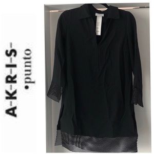 SALE 🎉 Akris Punto tunic top/dress size 8 black